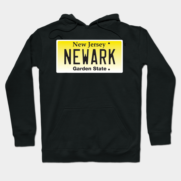 Newark New Jersey license plate t shirt gift - Newark New Jersey License Plate - Hoodie | TeePublic